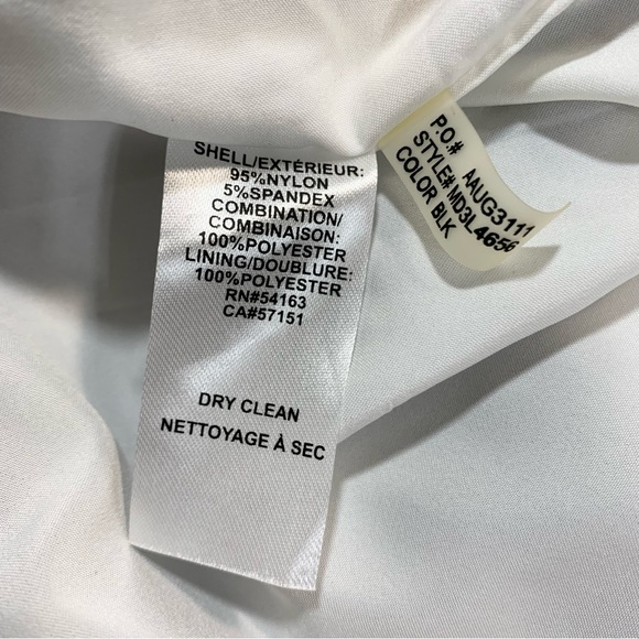 Marc‎ New York~NWT~Sleeveless Black Lace V-Neck Mini Party/Cocktail Dress~Sz 6 - Picture 12 of 14